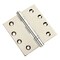 Embassy 4-1/2 x 4-1/2 Solid Brass Ball Bearing Hinge, Polished Nickel Finish with Flat Tips 4545BBUS14F-1 - alternate 1